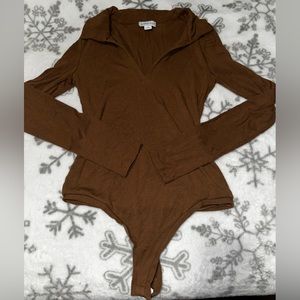 Gianni Bini brown bodysuit